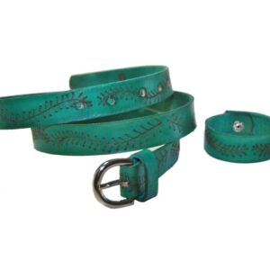 Cinturón de cuero ramas