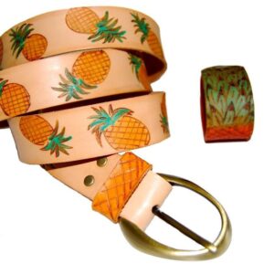 Cinturón de cuero Piñas