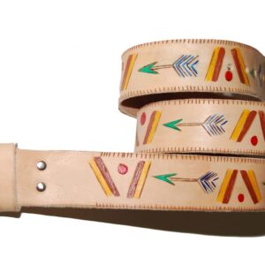 Cinturón de piel Indio