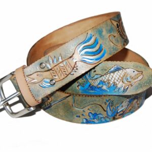 Cinturón de cuero Pescador