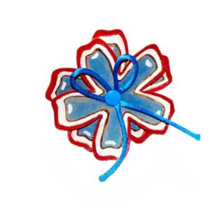 Coletero de piel Flor 2#