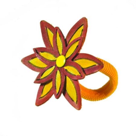 Coletero de piel Flor 3#