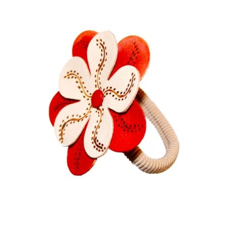 Coletero de piel Flor 5#