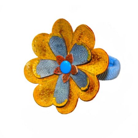 Coletero de piel Flor 8#