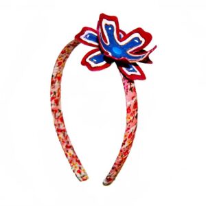 Diadema de piel Flor 4#