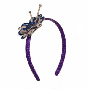 Diadema de piel Flor 5#