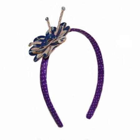 Diadema de piel Flor 5#