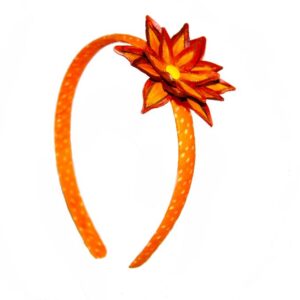 Diadema de piel Flor 2#