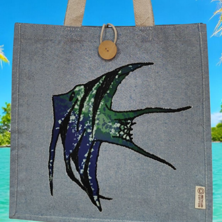 Bolsa de tela Pez Tropical