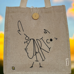 Bolsa de tela "Pájaro"