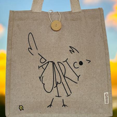 Bolsa de tela Pájaro
