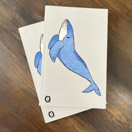 Libreta ballena azul