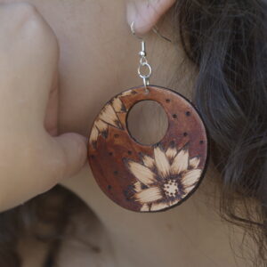 PENDIENTES DE CUERO ARTESANALES