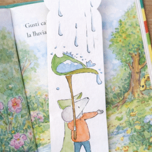 Marcapáginas Ratoncito y la lluvia
