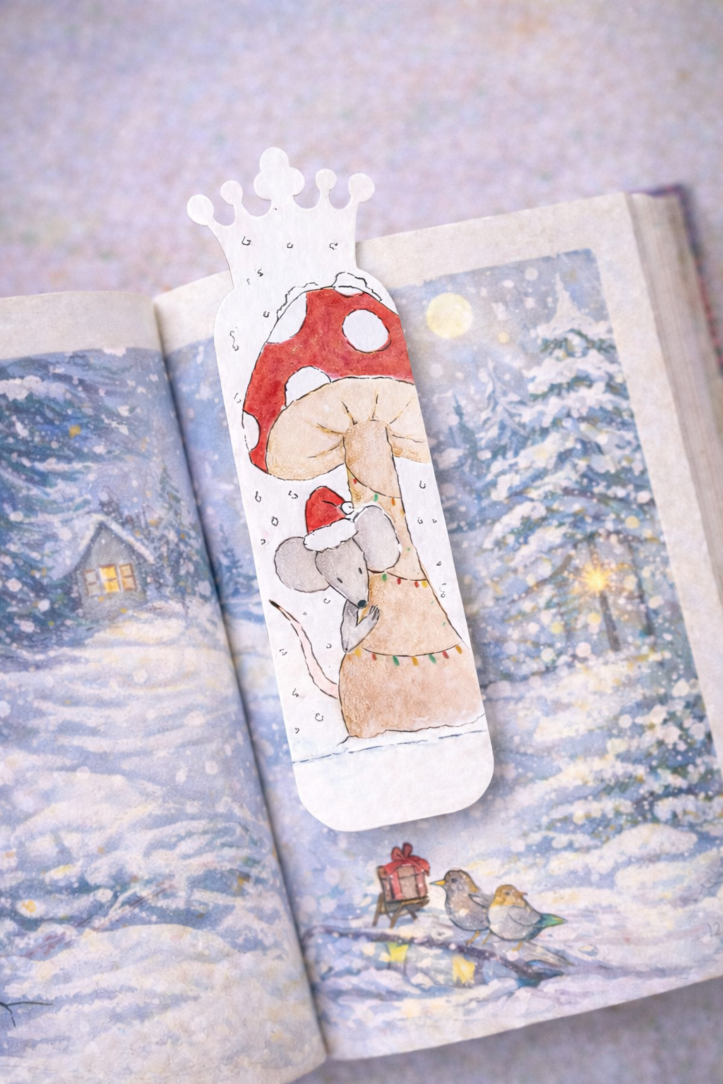 Marcapáginas Refugio de invierno