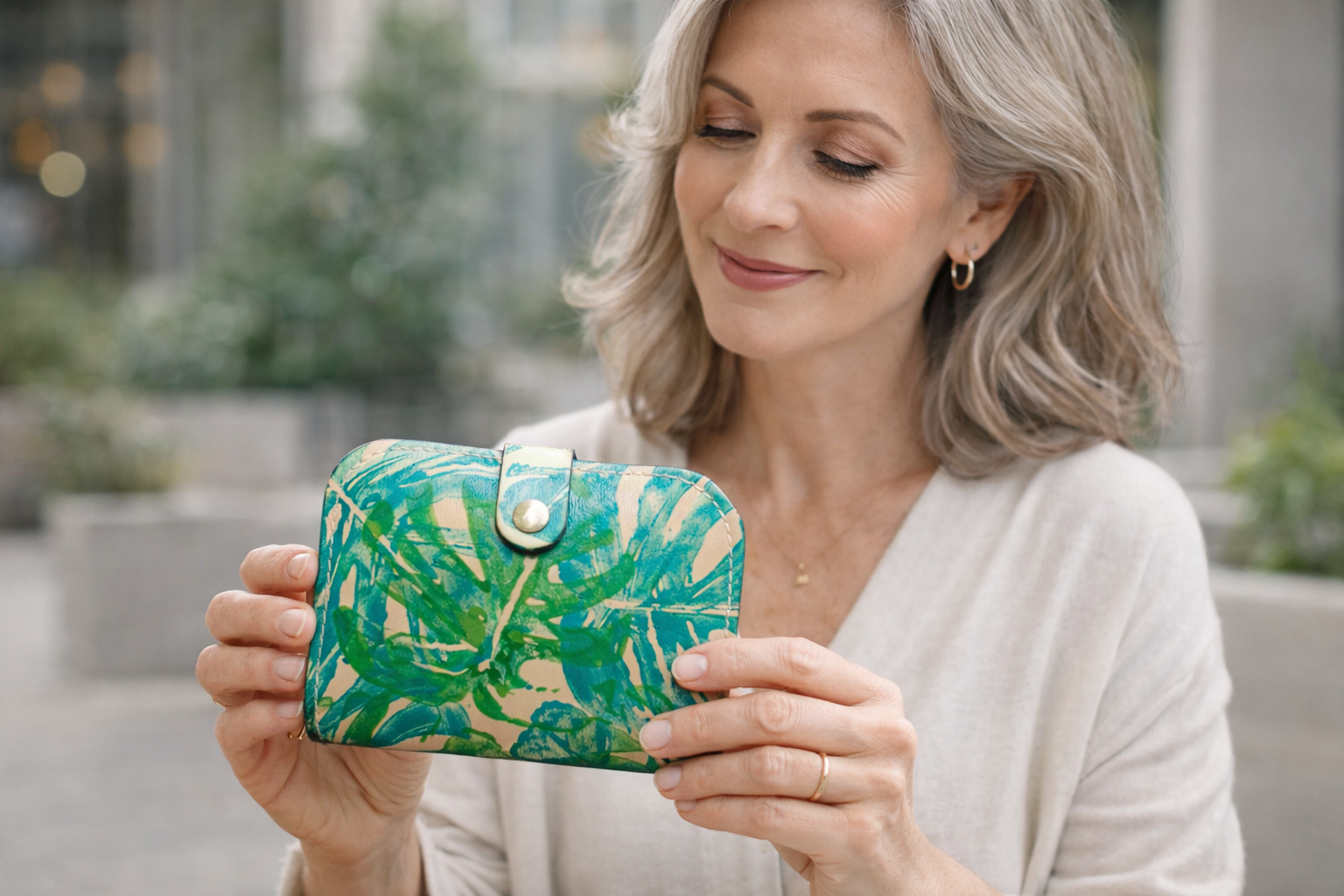 Cartera Hojas Costilla de Adán