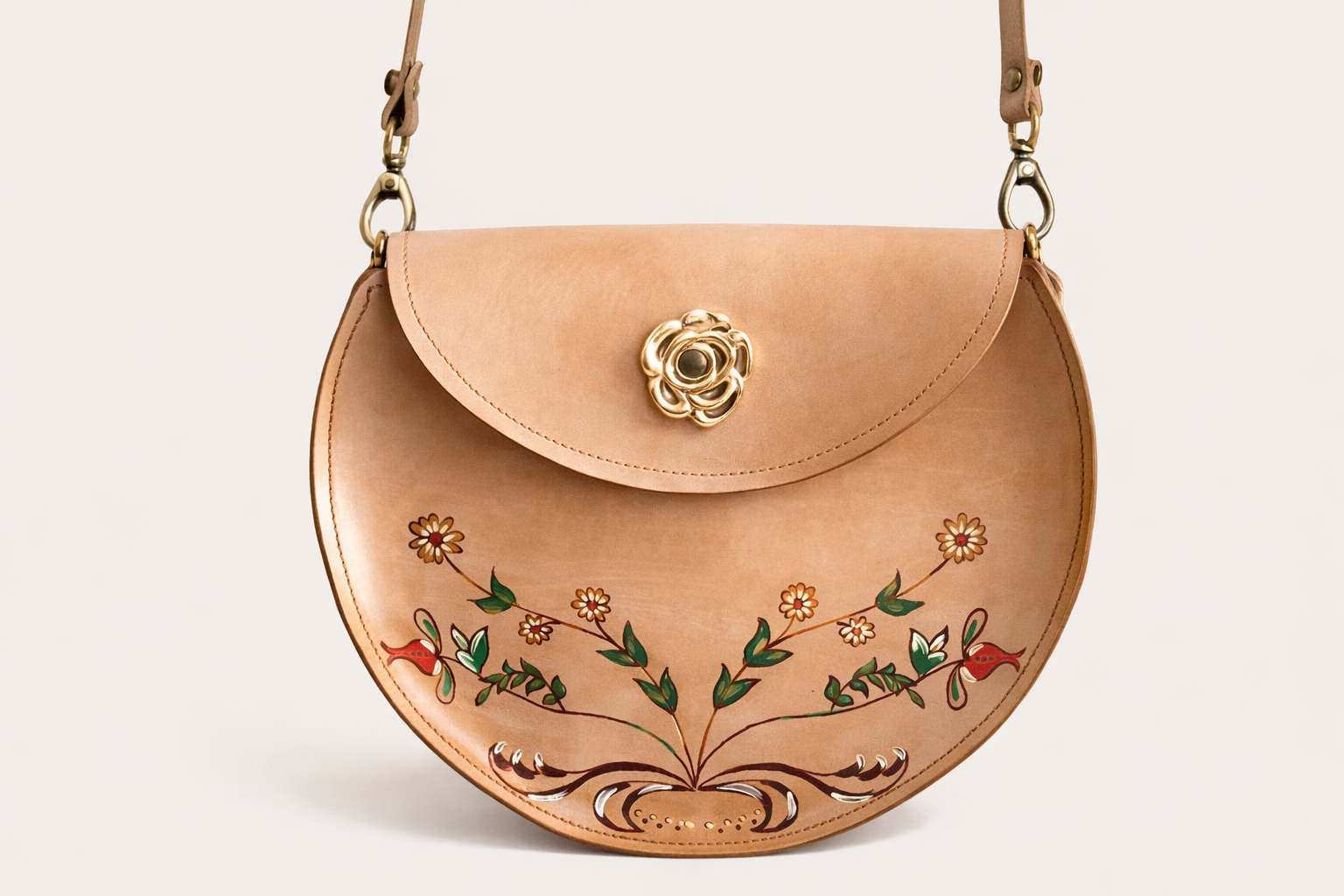 Bolso de cuero Pendientes de la Reina