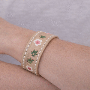 Brazalete de cuero Primavera