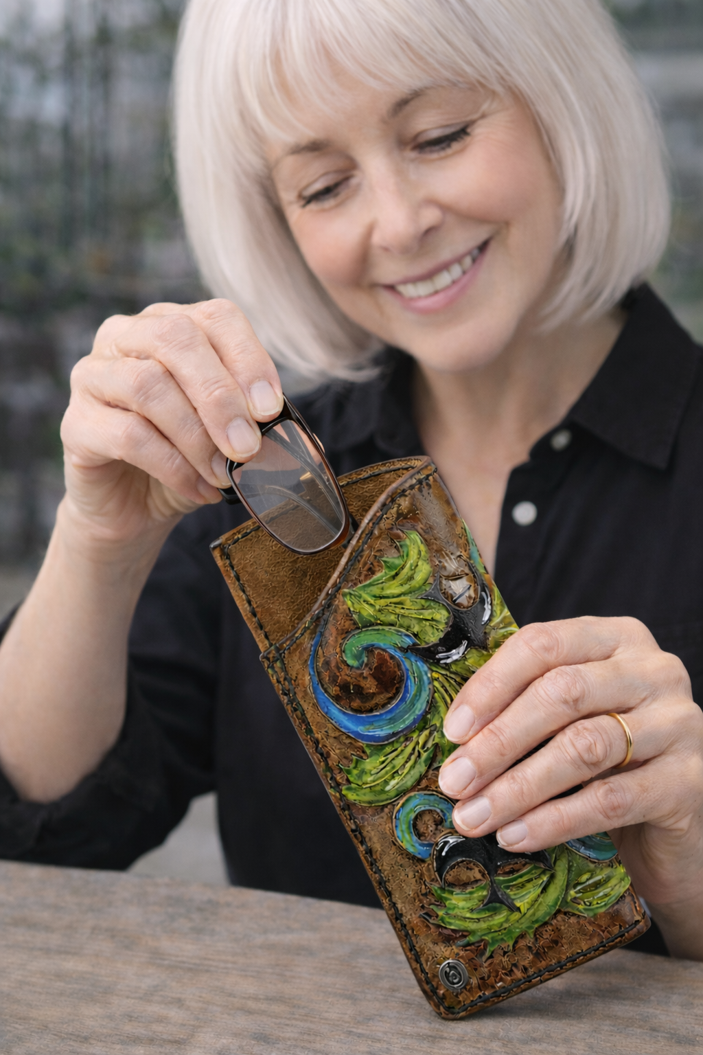 Funda de Gafas Golondrinas