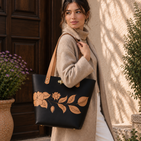 Bolso cuero Ramillete