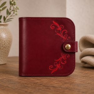 Cartera Monedero Cenefa floral