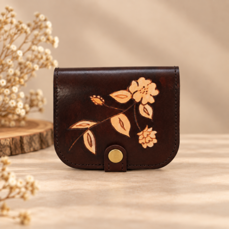 Cartera monedero cuero Ramillete