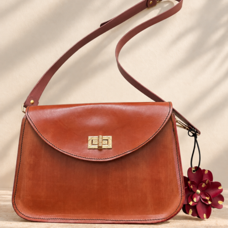 Bolso de cuero artesanal Terracota